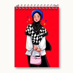 دفتر یادداشت دخترانه باحجاب