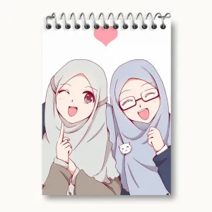 دفتر یادداشت دخترانه باحجاب