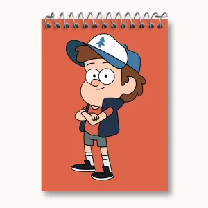 دفتر یادداشت دیپر انیمیشن آبشار جاذبه Gravity Falls