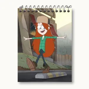دفتر یادداشت وندی انیمیشن آبشار جاذبه Gravity Falls