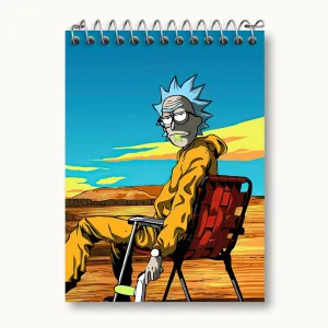 دفتر یادداشت انیمیشن ریک و مورتی Rick and Mort