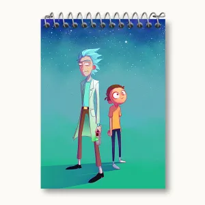 دفتر یادداشت انیمیشن ریک و مورتی Rick and Mort