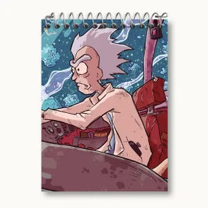 دفتر یادداشت انیمیشن ریک و مورتی Rick and Mort