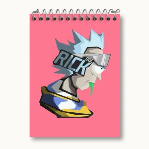 دفتر یادداشت انیمیشن ریک و مورتی Rick and Mort