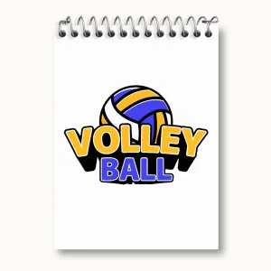 دفتر یادداشت والیبال Volleyball