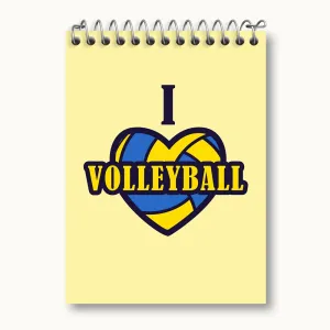 دفتر یادداشت والیبال Volleyball