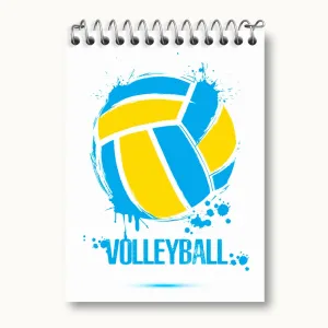 دفتر یادداشت والیبال Volleyball