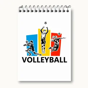 دفتر یادداشت والیبال Volleyball