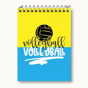 دفتر یادداشت والیبال Volleyball