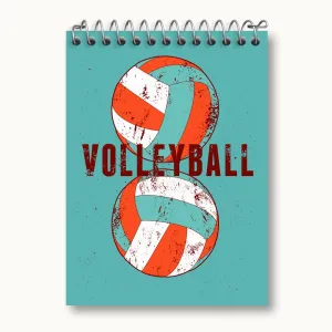 دفتر یادداشت والیبال Volleyball