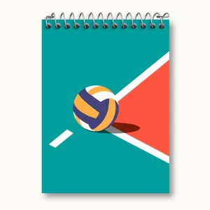 دفتر یادداشت والیبال Volleyball