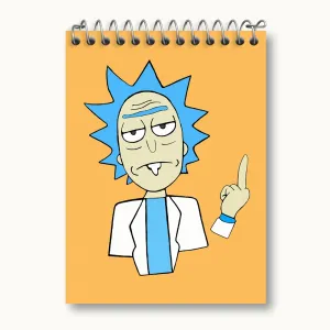 دفتر یادداشت انیمیشن ریک و مورتی Rick and Mort