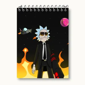 دفتر یادداشت انیمیشن ریک و مورتی Rick and Mort