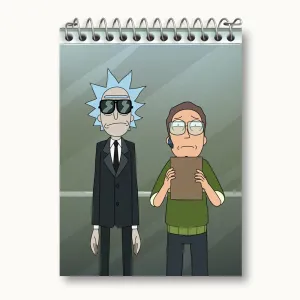 دفتر یادداشت انیمیشن ریک و مورتی Rick and Mort