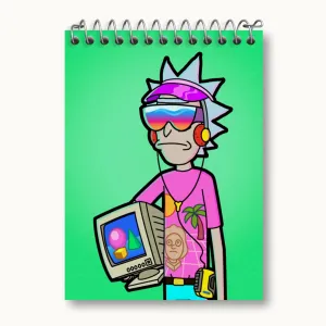 دفتر یادداشت انیمیشن ریک و مورتی Rick and Mort