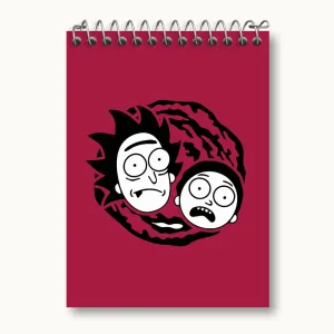 دفتر یادداشت انیمیشن ریک و مورتی Rick and Mort