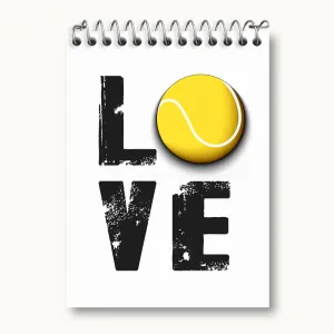 دفتر یادداشت تنیس Tennis