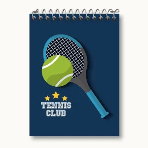 دفتر یادداشت تنیس Tennis