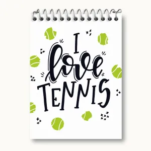 دفتر یادداشت تنیس Tennis