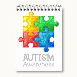 دفتر یادداشت اتیسم Autism