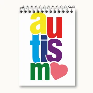 دفتر یادداشت اتیسم Autism