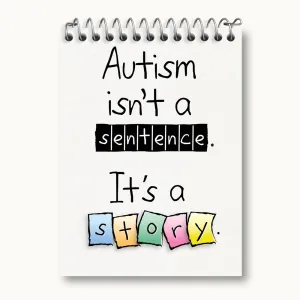 دفتر یادداشت اتیسم Autism