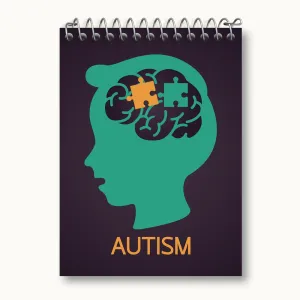 دفتر یادداشت اتیسم Autism