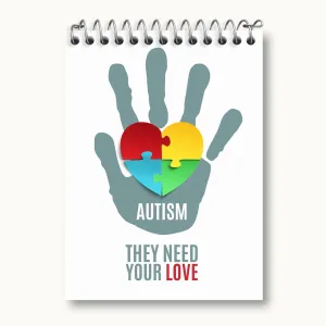 دفتر یادداشت اتیسم Autism