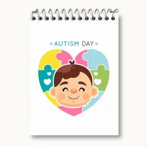 دفتر یادداشت اتیسم Autism