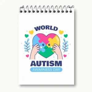 دفتر یادداشت اتیسم Autism