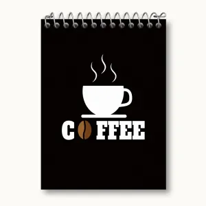 دفتر یادداشت کافی شاپ قهوه