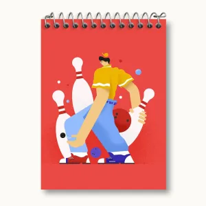 دفتر یادداشت بولینگ Bowling