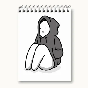 دفتر یادداشت تنبل خسته