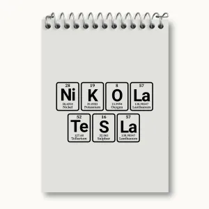 دفتر یادداشت نیکولاس تسلا Tesla