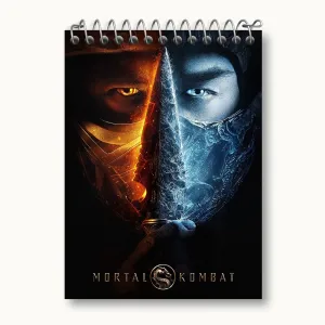 دفتر یادداشت بازی مورتال کمبت Mortal Kombat
