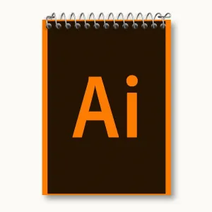 دفتر یادداشت ایلوستریتور Illustrator