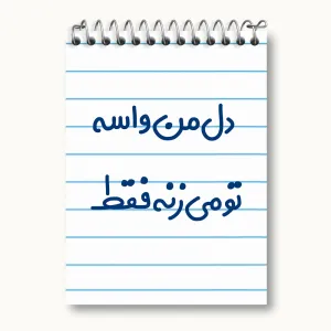 دفتر یادداشت دل من واسه تو می زنه فقط