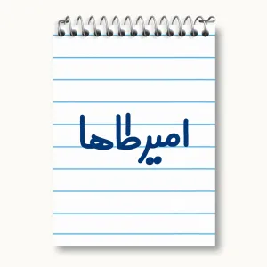 دفتر یادداشت امیرطاها