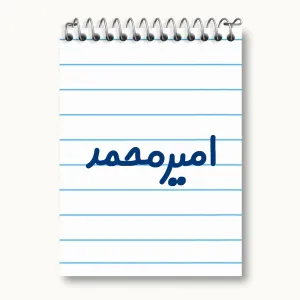 دفتر یادداشت امیرمحمد