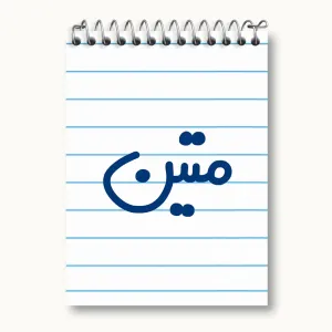 دفتر یادداشت متین