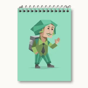 دفتر یادداشت تایپ شخصیتی پیکارگر ENFP