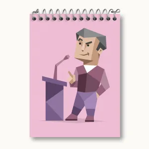 دفتر یادداشت تایپ شخصیتی مبلغ ENTP