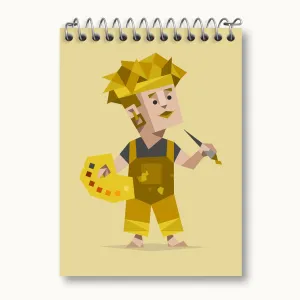دفتر یادداشت تایپ شخصیتی ماجراجو ISFP