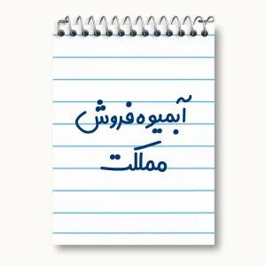 دفتر یادداشت آبمیوه فروش مملکت