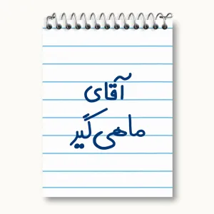 دفتر یادداشت آقای ماهی گیر