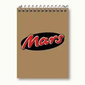 دفتر یادداشت شکلات مارس Mars