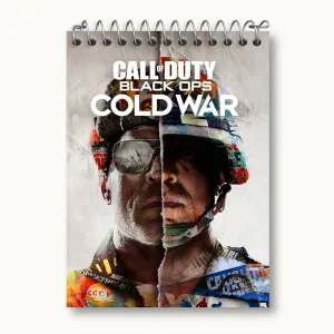 دفتر یادداشت کاور رسمی بلک اپس کلد وار ندای وظیفه Call of duty