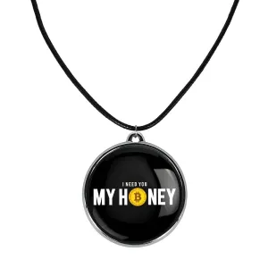 گردنبند I Need You Bitcoin My Honey