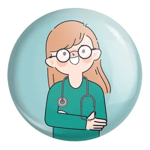 پیکسل بزرگ پزشک و پرستار