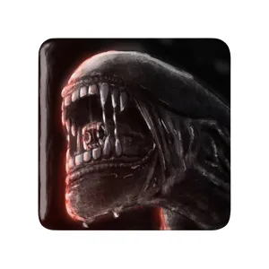 پیکسل مربعی بازی بیگانه (Alien)